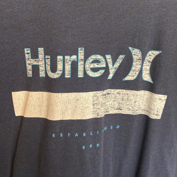 Hurley Blue T-Shirt Size S - Picture 2 of 4